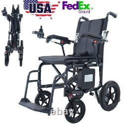 Fauteuil roulant électrique pliable portable léger pour voyage tout terrain