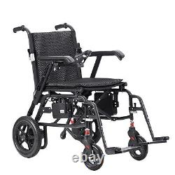 Fauteuil roulant électrique pliable tout terrain à 4 roues intelligent