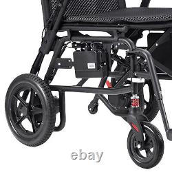 Fauteuil roulant électrique pliable tout terrain à 4 roues intelligent