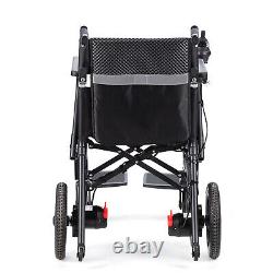 Fauteuil roulant électrique pliable tout terrain à 4 roues intelligent