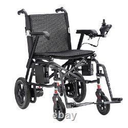 Fauteuil roulant électrique pliable tout terrain à 4 roues intelligent