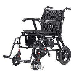 Fauteuil roulant électrique pliable tout terrain à 4 roues intelligent