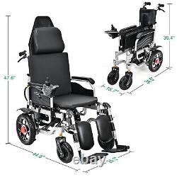 Fauteuil roulant électrique portable pour adulte Scooter 286 lbs Motorisé Tout-Terrain