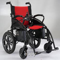 Fauteuil roulant électrique tout terrain 500W pliable robuste