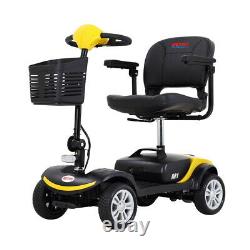 Mobility Scooter Powered Wheelchair Electric Device Compact For Travel 4 Wheel