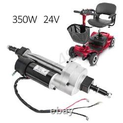 Moteur électrique transaxle DC 350W 24V pour fauteuil roulant de mobilité DIY