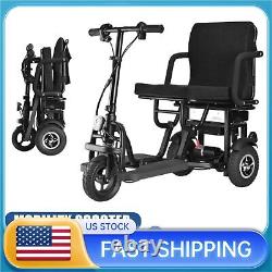 Nouveau scooter de mobilité électrique tout-terrain pliable électrique à 24v et fauteuil roulant électrique