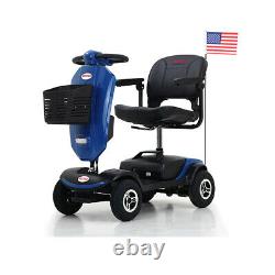 Outdoor Compact Scooter De Mobilité Avec Pare-brise Led Phare Électrique Chaise De Roue