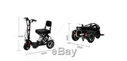 Pliable Scooter Électrique 3 Roues Accueil Pliant Voyage Portable Mobilité Elderly2