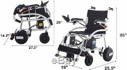 Poids Léger En Fauteuil Roulant Électrique Pliant Mobilité Portable Scooter Chaise Roue