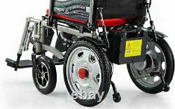 Portable Pliant D'énergie Électrique Fauteuils Roulants Personnes Âgées Handicapés Scooter Double Motors