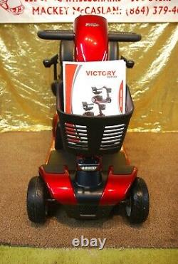Pride Victory 9 Electric 4-wheel Scooter Wheelchair 300 Lb Capacité