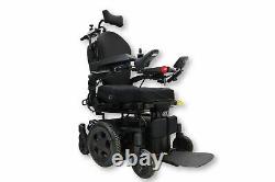 Quickie Pulse 6 Power Wheelchair Tilt, Inclinable, Jambes Roho, Contrôle Auxiliaire