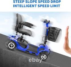Scooter De Mobilité 4 Roues, Fauteuil Roulant Électrique Mobile Pour Seniors Esprit Adulte