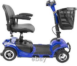 Scooter De Mobilité 4 Roues, Fauteuil Roulant Électrique Mobile Pour Seniors Esprit Adulte