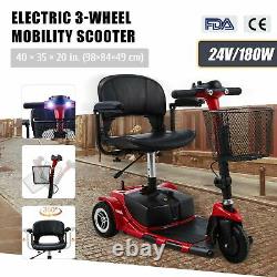 Scooter De Mobilité Électrique 3 Roues En Fauteuil Roulant Égal Pour Les Aînés Adultes W Blessures