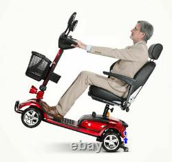 Scooter De Mobilité Électrique 4wheel Compact Scooter Wheelchair Pliant Voyage