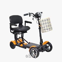 Scooter De Mobilité Électrique À Large Assise Motorisée, Jusqu'à 25 Miles Couleur Or
