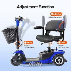 Scooter de mobilité à 3 roues à propulsion électrique, nouveau dispositif de fauteuil roulant pliable mobile.