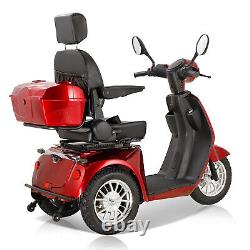 Scooter de mobilité à 3 roues de 800W, batterie de 60V 20AH, fauteuil roulant motorisé pour personnes âgées