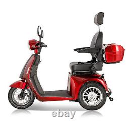 Scooter de mobilité à 3 roues de 800W, batterie de 60V 20AH, fauteuil roulant motorisé pour personnes âgées