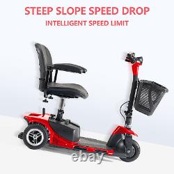 Scooter de mobilité à 3 roues, dispositif électrique pliable de chaise roulante mobile pour adulte