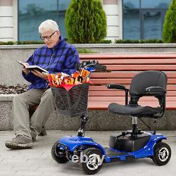 Scooter de mobilité à 4 roues Chaise roulante électrique pliante Scooters électriques pour personnes âgées