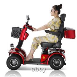 Scooter de mobilité à 4 roues Fauteuil roulant électrique 500W 48V 20AH Batterie Moteur de voyage