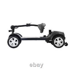 Scooter de mobilité à 4 roues Fauteuil roulant électrique Scooters électriques avec panier de chargeur