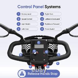 Scooter de mobilité à 4 roues Fauteuil roulant électrique pliable Scooters électriques pour la maison et les voyages