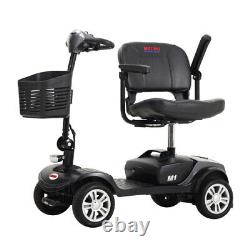 Scooter de mobilité à 4 roues, fauteuil roulant électrique pliant, scooters électriques pour la maison et les déplacements.