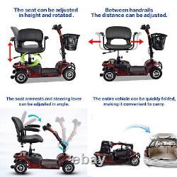 Scooter de mobilité à propulsion par roue, dispositif de fauteuil roulant à propulsion électrique, pour personnes âgées adultes