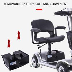 Scooter de mobilité adulte fauteuil roulant électrique appareil charge maximale 440 lbs