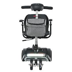Scooter de mobilité compact et léger, fauteuil roulant électrique de mobilité pour compagnies aériennes.