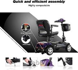 Scooter de mobilité électrique M1 pour adultes Dispositif de fauteuil roulant pour personnes âgées en déplacement
