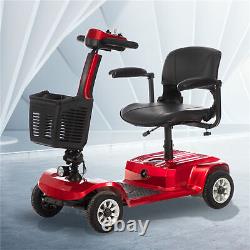 Scooter de mobilité électrique pliable à quatre roues pour voyage en fauteuil roulant électrique Homhi