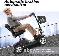 Scooter de mobilité électrique pour adultes, dispositif de fauteuil roulant pour personnes âgées en déplacement
