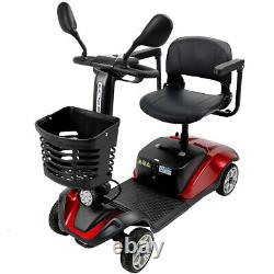 Scooter de mobilité électrique pour personnes âgées à quatre roues et fauteuil roulant électrique motorisé