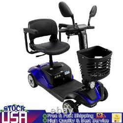 Scooter de mobilité électrique pour personnes âgées et seniors à 4 roues, alimenté par un fauteuil roulant 24V
