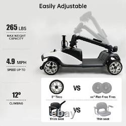 Scooter de mobilité électrique pour personnes âgées et seniors à 4 roues, alimenté par une batterie de 24V 200W