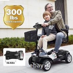 Scooter de mobilité électrique robuste pour personnes âgées en fauteuil roulant