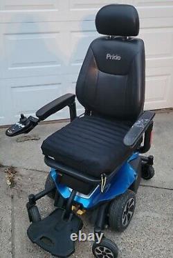 Scooter de mobilité/fauteuil roulant - Pride Jazzy Air 2, Bleu Cobalt
