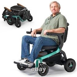 Scooter électrique pliable pour fauteuil roulant - Installation gratuite, contrôle par application/joystick
