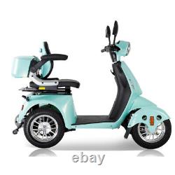 Scooters de mobilité à 4 roues, fauteuil roulant électrique pour personnes âgées