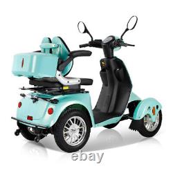 Scooters de mobilité à 4 roues, fauteuil roulant électrique pour personnes âgées