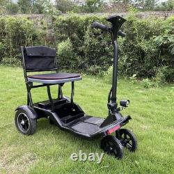 Scooters de mobilité pliables à 4 roues pour les personnes âgées, les adultes et les fauteuils roulants électriques.