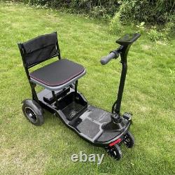 Scooters de mobilité pliables à 4 roues pour les personnes âgées, les adultes et les fauteuils roulants électriques.