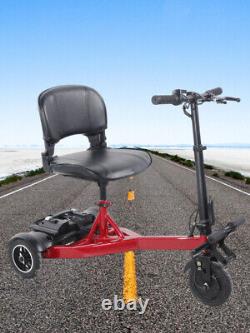 Trottinette Électrique Portable 200W Fauteuil Roulant Scooter de Mobilité pour Adultes