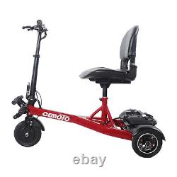 Trottinette Électrique Portable 200W Fauteuil Roulant Scooter de Mobilité pour Adultes