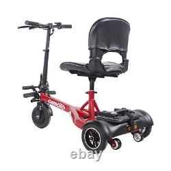 Trottinette Électrique Portable 200W Fauteuil Roulant Scooter de Mobilité pour Adultes